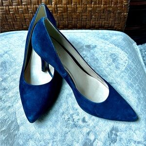 Blue Suede Heels